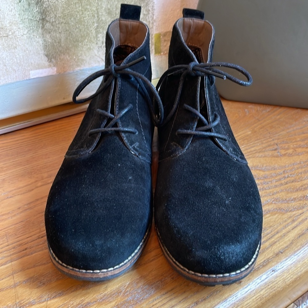 👔 White Mountain black suede lace up desert boots: - Picture 6 of 6